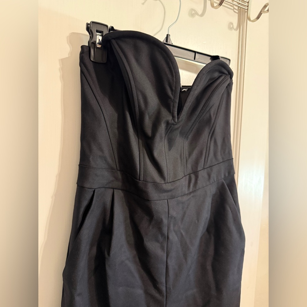 Club L London Black Strapless Jumpsuit - Picture 10 of 15